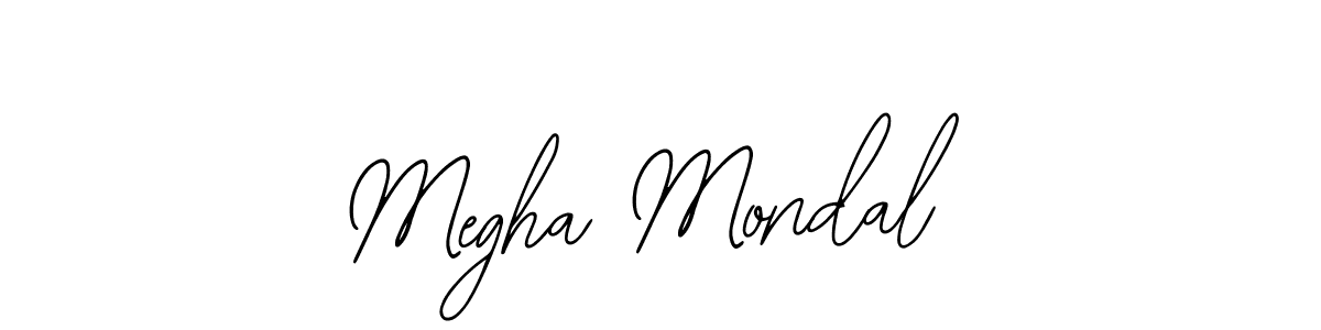 if you are searching for the best signature style for your name Megha Mondal. so please give up your signature search. here we have designed multiple signature styles  using Bearetta-2O07w. Megha Mondal signature style 12 images and pictures png