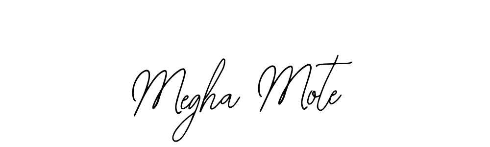 Megha Mote stylish signature style. Best Handwritten Sign (Bearetta-2O07w) for my name. Handwritten Signature Collection Ideas for my name Megha Mote. Megha Mote signature style 12 images and pictures png