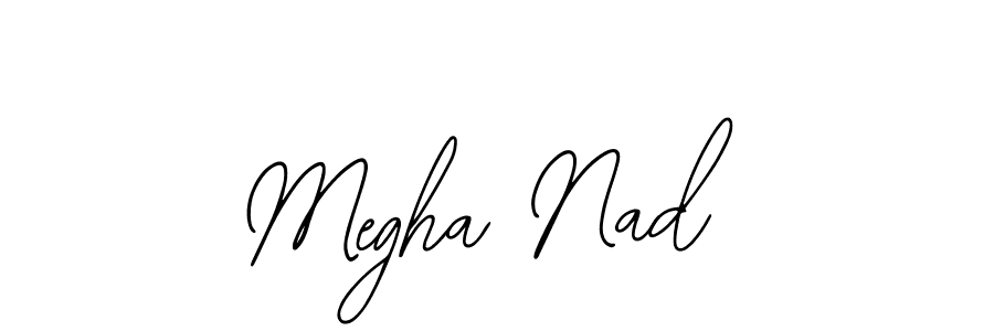 if you are searching for the best signature style for your name Megha Nad. so please give up your signature search. here we have designed multiple signature styles  using Bearetta-2O07w. Megha Nad signature style 12 images and pictures png