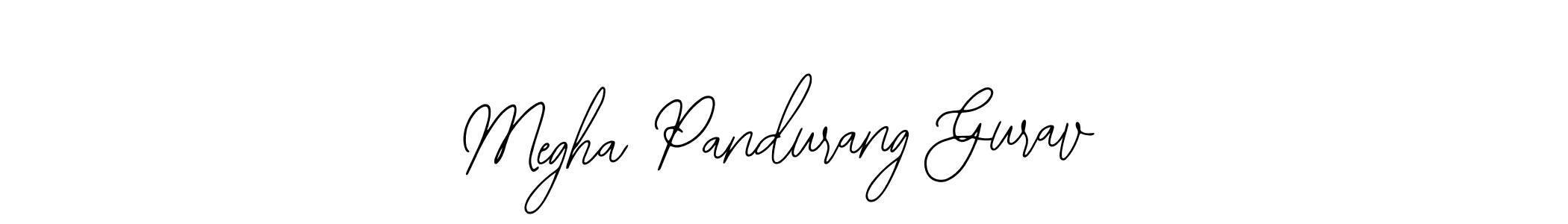 Make a beautiful signature design for name Megha Pandurang Gurav. Use this online signature maker to create a handwritten signature for free. Megha Pandurang Gurav signature style 12 images and pictures png