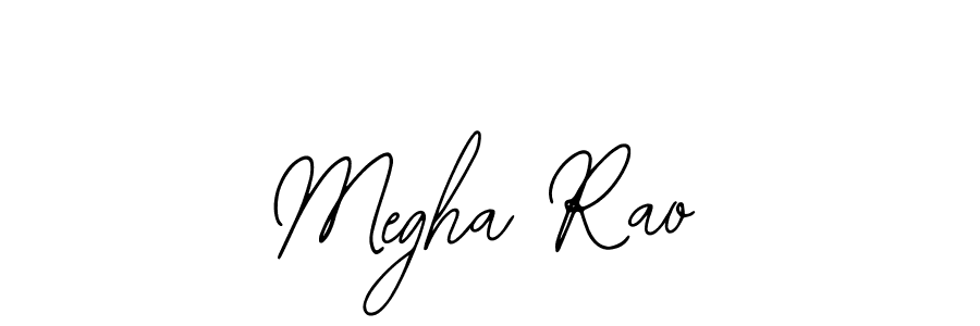 Megha Rao stylish signature style. Best Handwritten Sign (Bearetta-2O07w) for my name. Handwritten Signature Collection Ideas for my name Megha Rao. Megha Rao signature style 12 images and pictures png