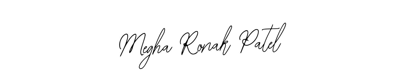 Megha Ronak Patel stylish signature style. Best Handwritten Sign (Bearetta-2O07w) for my name. Handwritten Signature Collection Ideas for my name Megha Ronak Patel. Megha Ronak Patel signature style 12 images and pictures png