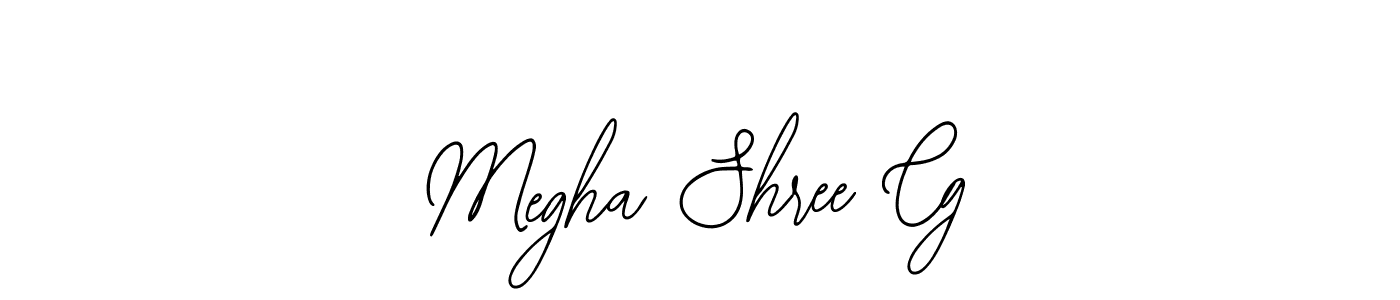 You should practise on your own different ways (Bearetta-2O07w) to write your name (Megha Shree Cg) in signature. don't let someone else do it for you. Megha Shree Cg signature style 12 images and pictures png