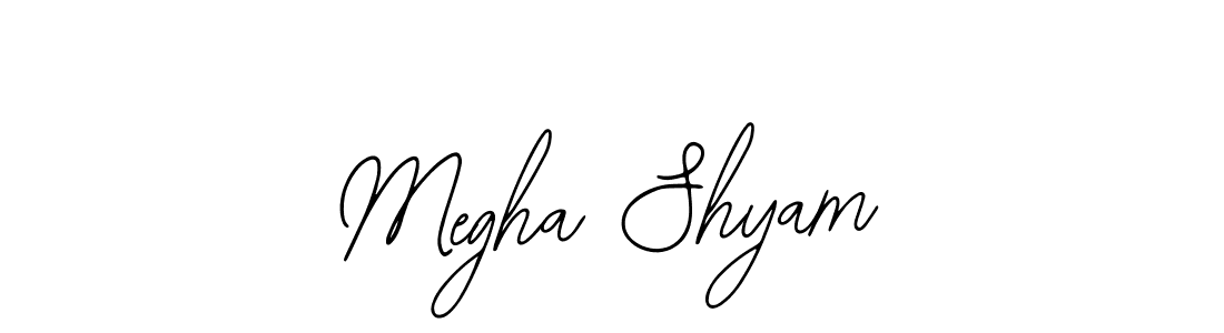 Megha Shyam stylish signature style. Best Handwritten Sign (Bearetta-2O07w) for my name. Handwritten Signature Collection Ideas for my name Megha Shyam. Megha Shyam signature style 12 images and pictures png