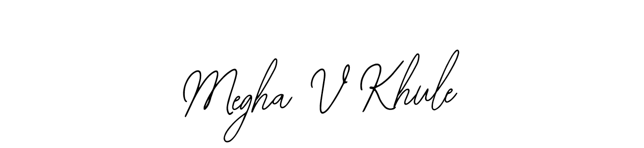 See photos of Megha V Khule official signature by Spectra . Check more albums & portfolios. Read reviews & check more about Bearetta-2O07w font. Megha V Khule signature style 12 images and pictures png