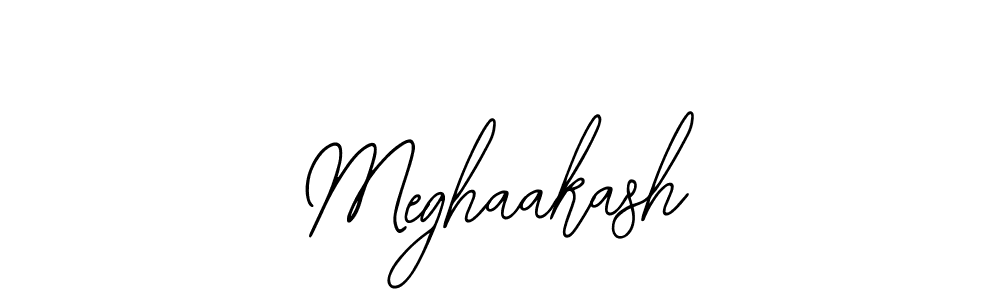 You should practise on your own different ways (Bearetta-2O07w) to write your name (Meghaakash) in signature. don't let someone else do it for you. Meghaakash signature style 12 images and pictures png