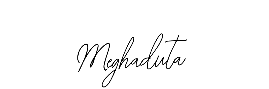 Make a beautiful signature design for name Meghaduta. With this signature (Bearetta-2O07w) style, you can create a handwritten signature for free. Meghaduta signature style 12 images and pictures png