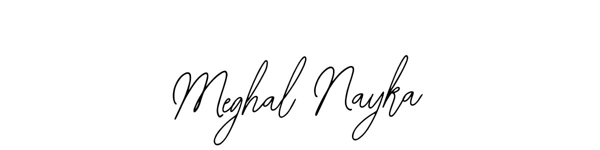 How to make Meghal Nayka signature? Bearetta-2O07w is a professional autograph style. Create handwritten signature for Meghal Nayka name. Meghal Nayka signature style 12 images and pictures png