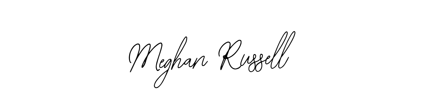 Use a signature maker to create a handwritten signature online. With this signature software, you can design (Bearetta-2O07w) your own signature for name Meghan Russell. Meghan Russell signature style 12 images and pictures png