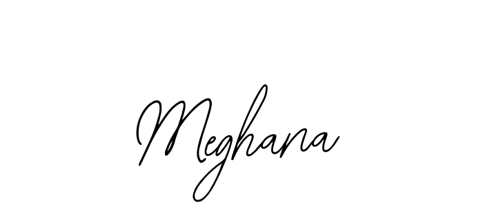 Meghana stylish signature style. Best Handwritten Sign (Bearetta-2O07w) for my name. Handwritten Signature Collection Ideas for my name Meghana. Meghana signature style 12 images and pictures png