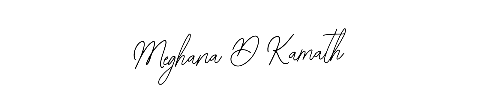 Also we have Meghana D Kamath name is the best signature style. Create professional handwritten signature collection using Bearetta-2O07w autograph style. Meghana D Kamath signature style 12 images and pictures png