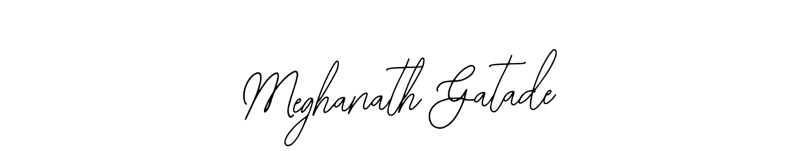 Create a beautiful signature design for name Meghanath Gatade. With this signature (Bearetta-2O07w) fonts, you can make a handwritten signature for free. Meghanath Gatade signature style 12 images and pictures png