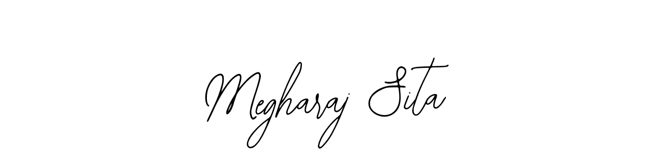 The best way (Bearetta-2O07w) to make a short signature is to pick only two or three words in your name. The name Megharaj Sita include a total of six letters. For converting this name. Megharaj Sita signature style 12 images and pictures png