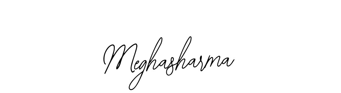 How to make Meghasharma signature? Bearetta-2O07w is a professional autograph style. Create handwritten signature for Meghasharma name. Meghasharma signature style 12 images and pictures png