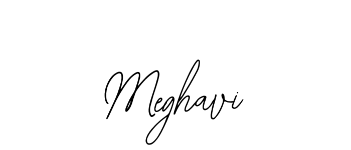 Use a signature maker to create a handwritten signature online. With this signature software, you can design (Bearetta-2O07w) your own signature for name Meghavi. Meghavi signature style 12 images and pictures png