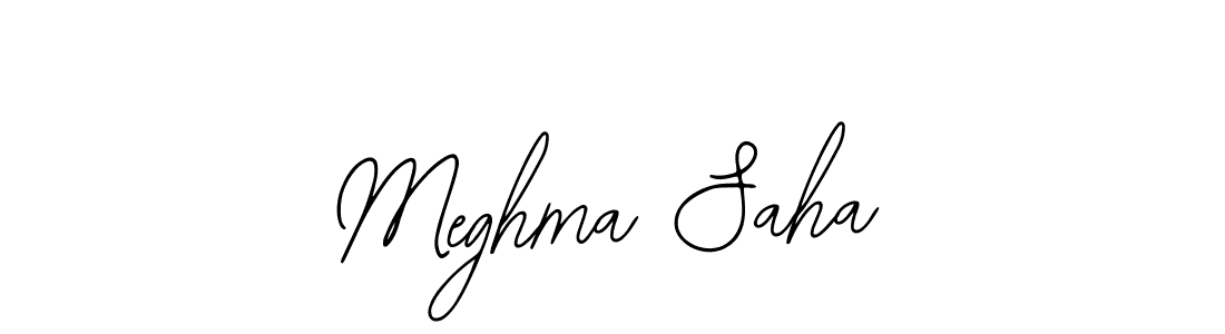 Create a beautiful signature design for name Meghma Saha. With this signature (Bearetta-2O07w) fonts, you can make a handwritten signature for free. Meghma Saha signature style 12 images and pictures png
