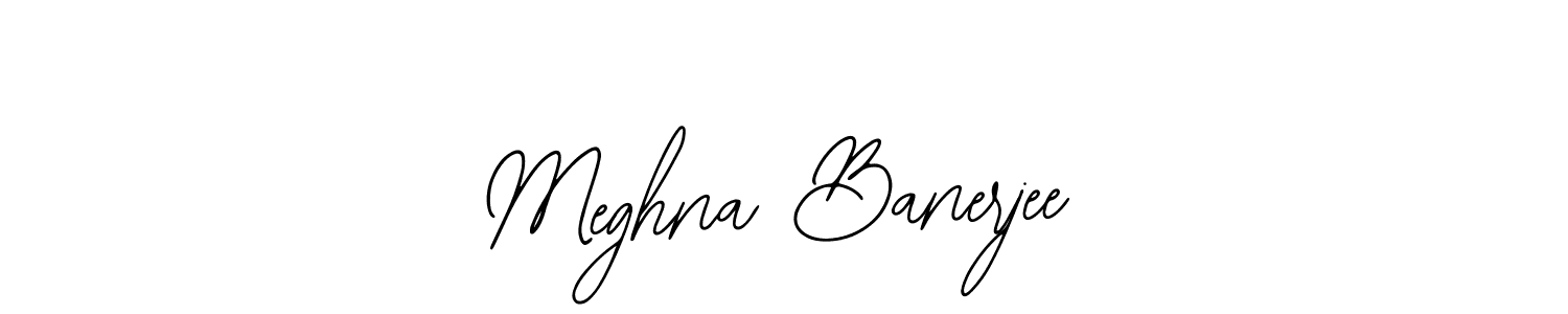 The best way (Bearetta-2O07w) to make a short signature is to pick only two or three words in your name. The name Meghna Banerjee include a total of six letters. For converting this name. Meghna Banerjee signature style 12 images and pictures png