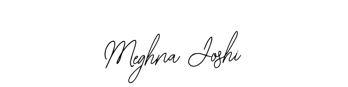 Similarly Bearetta-2O07w is the best handwritten signature design. Signature creator online .You can use it as an online autograph creator for name Meghna Joshi. Meghna Joshi signature style 12 images and pictures png