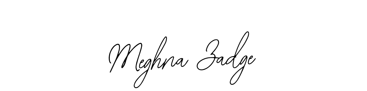 Meghna Zadge stylish signature style. Best Handwritten Sign (Bearetta-2O07w) for my name. Handwritten Signature Collection Ideas for my name Meghna Zadge. Meghna Zadge signature style 12 images and pictures png