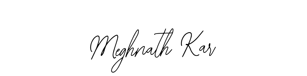Similarly Bearetta-2O07w is the best handwritten signature design. Signature creator online .You can use it as an online autograph creator for name Meghnath Kar. Meghnath Kar signature style 12 images and pictures png