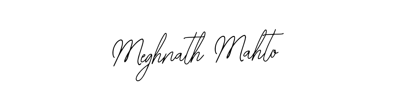 Similarly Bearetta-2O07w is the best handwritten signature design. Signature creator online .You can use it as an online autograph creator for name Meghnath Mahto. Meghnath Mahto signature style 12 images and pictures png