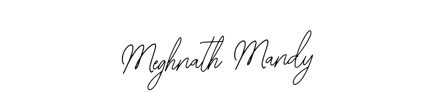 Make a short Meghnath Mandy signature style. Manage your documents anywhere anytime using Bearetta-2O07w. Create and add eSignatures, submit forms, share and send files easily. Meghnath Mandy signature style 12 images and pictures png