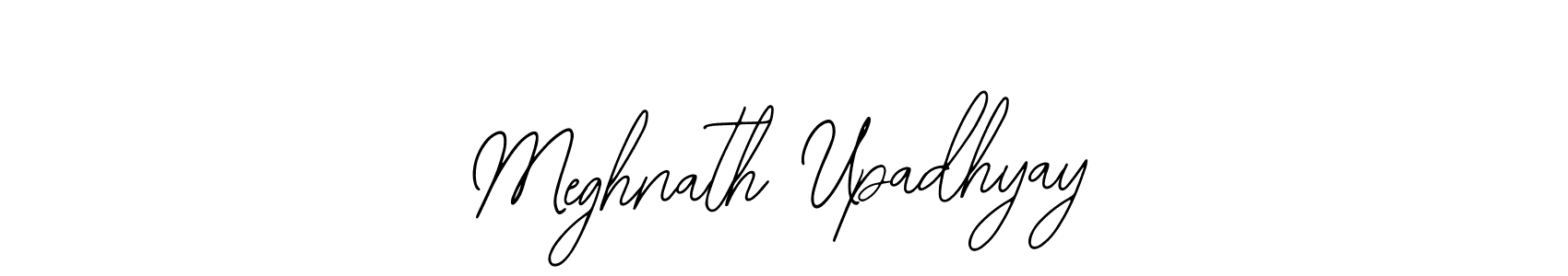 Use a signature maker to create a handwritten signature online. With this signature software, you can design (Bearetta-2O07w) your own signature for name Meghnath Upadhyay. Meghnath Upadhyay signature style 12 images and pictures png