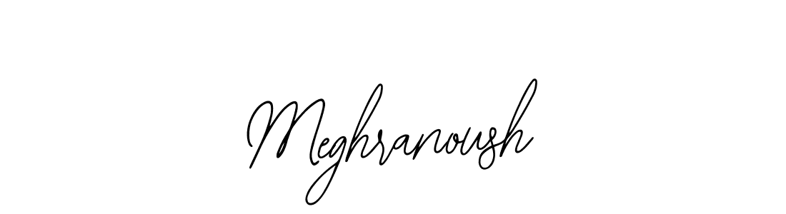 Similarly Bearetta-2O07w is the best handwritten signature design. Signature creator online .You can use it as an online autograph creator for name Meghranoush. Meghranoush signature style 12 images and pictures png