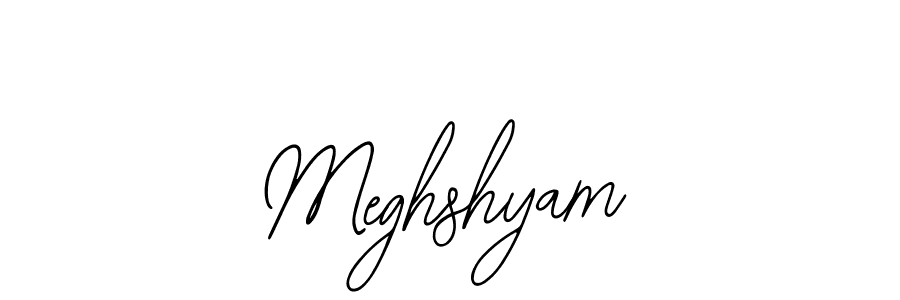 Bearetta-2O07w is a professional signature style that is perfect for those who want to add a touch of class to their signature. It is also a great choice for those who want to make their signature more unique. Get Meghshyam name to fancy signature for free. Meghshyam signature style 12 images and pictures png