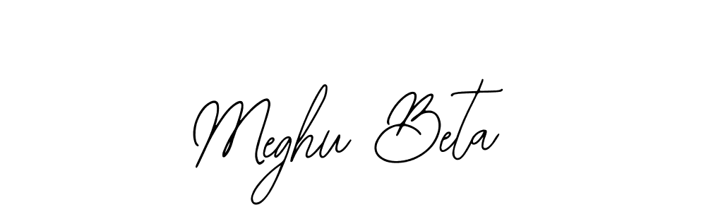 Design your own signature with our free online signature maker. With this signature software, you can create a handwritten (Bearetta-2O07w) signature for name Meghu Beta. Meghu Beta signature style 12 images and pictures png