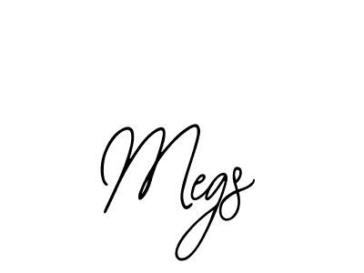 Use a signature maker to create a handwritten signature online. With this signature software, you can design (Bearetta-2O07w) your own signature for name Megs. Megs signature style 12 images and pictures png