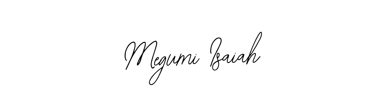 How to Draw Megumi Isaiah signature style? Bearetta-2O07w is a latest design signature styles for name Megumi Isaiah. Megumi Isaiah signature style 12 images and pictures png