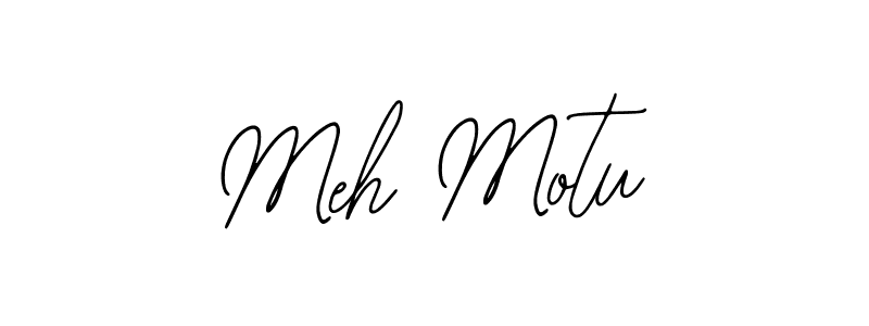 You should practise on your own different ways (Bearetta-2O07w) to write your name (Meh Motu) in signature. don't let someone else do it for you. Meh Motu signature style 12 images and pictures png