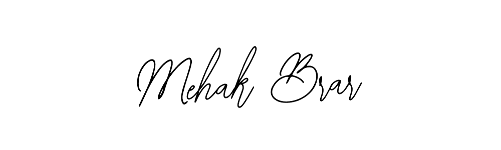 Design your own signature with our free online signature maker. With this signature software, you can create a handwritten (Bearetta-2O07w) signature for name Mehak Brar. Mehak Brar signature style 12 images and pictures png
