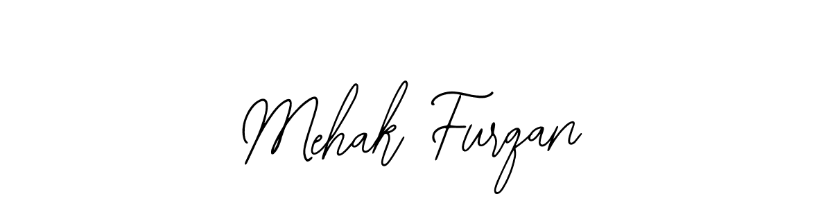 Use a signature maker to create a handwritten signature online. With this signature software, you can design (Bearetta-2O07w) your own signature for name Mehak Furqan. Mehak Furqan signature style 12 images and pictures png