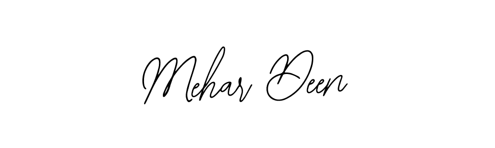 if you are searching for the best signature style for your name Mehar Deen. so please give up your signature search. here we have designed multiple signature styles  using Bearetta-2O07w. Mehar Deen signature style 12 images and pictures png