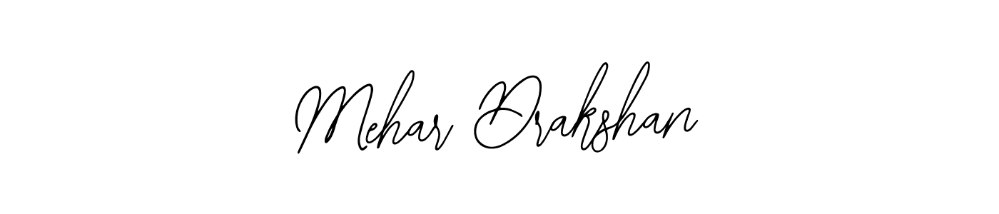 Create a beautiful signature design for name Mehar Drakshan. With this signature (Bearetta-2O07w) fonts, you can make a handwritten signature for free. Mehar Drakshan signature style 12 images and pictures png