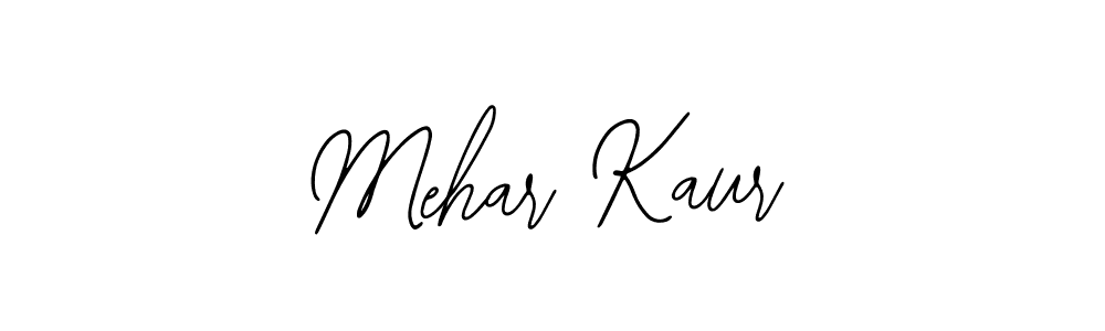 How to make Mehar Kaur signature? Bearetta-2O07w is a professional autograph style. Create handwritten signature for Mehar Kaur name. Mehar Kaur signature style 12 images and pictures png