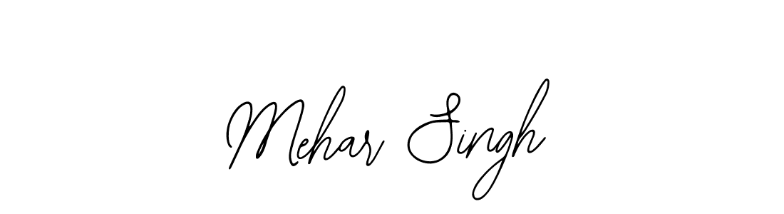 Also we have Mehar Singh name is the best signature style. Create professional handwritten signature collection using Bearetta-2O07w autograph style. Mehar Singh signature style 12 images and pictures png