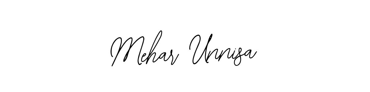 Also You can easily find your signature by using the search form. We will create Mehar Unnisa name handwritten signature images for you free of cost using Bearetta-2O07w sign style. Mehar Unnisa signature style 12 images and pictures png