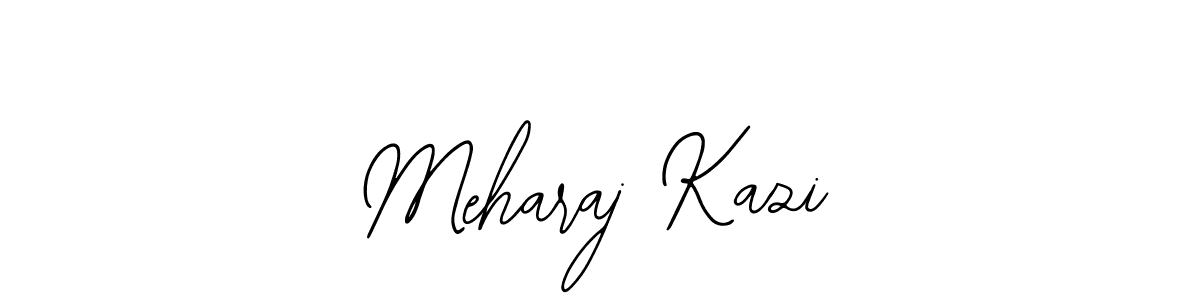 How to Draw Meharaj Kazi signature style? Bearetta-2O07w is a latest design signature styles for name Meharaj Kazi. Meharaj Kazi signature style 12 images and pictures png