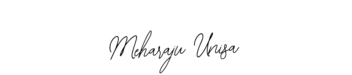 It looks lik you need a new signature style for name Meharaju Unisa. Design unique handwritten (Bearetta-2O07w) signature with our free signature maker in just a few clicks. Meharaju Unisa signature style 12 images and pictures png