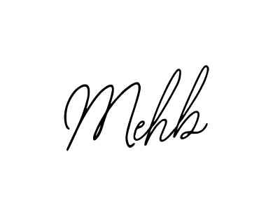 Design your own signature with our free online signature maker. With this signature software, you can create a handwritten (Bearetta-2O07w) signature for name Mehb. Mehb signature style 12 images and pictures png