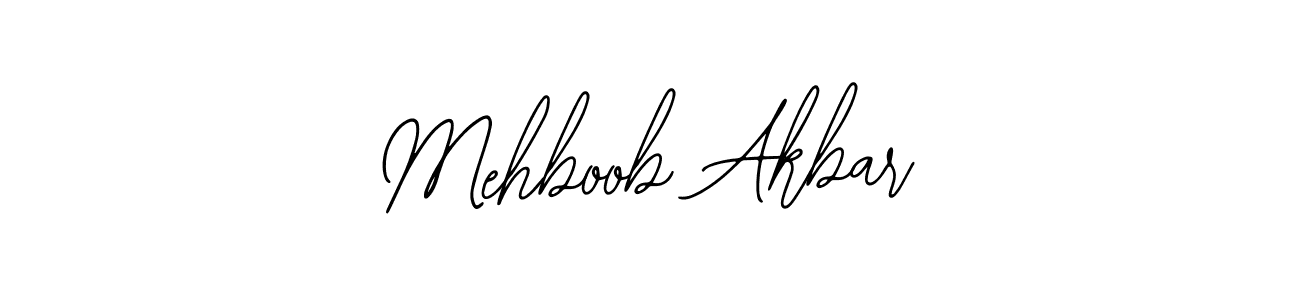 How to make Mehboob Akbar signature? Bearetta-2O07w is a professional autograph style. Create handwritten signature for Mehboob Akbar name. Mehboob Akbar signature style 12 images and pictures png