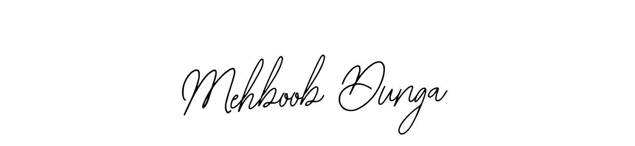 Also You can easily find your signature by using the search form. We will create Mehboob Dunga name handwritten signature images for you free of cost using Bearetta-2O07w sign style. Mehboob Dunga signature style 12 images and pictures png