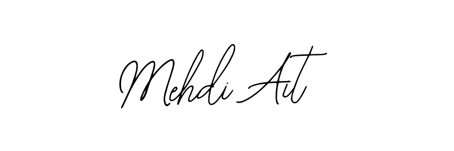 Create a beautiful signature design for name Mehdi Ait. With this signature (Bearetta-2O07w) fonts, you can make a handwritten signature for free. Mehdi Ait signature style 12 images and pictures png