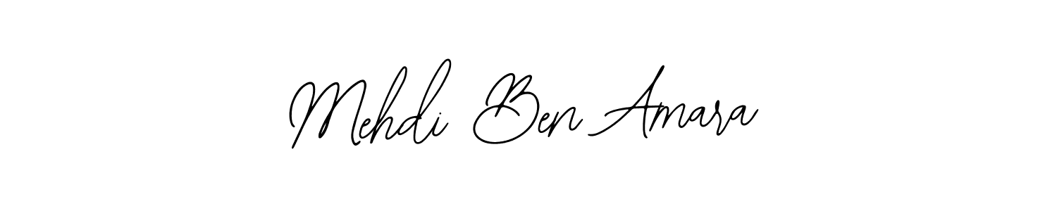 How to make Mehdi Ben Amara name signature. Use Bearetta-2O07w style for creating short signs online. This is the latest handwritten sign. Mehdi Ben Amara signature style 12 images and pictures png