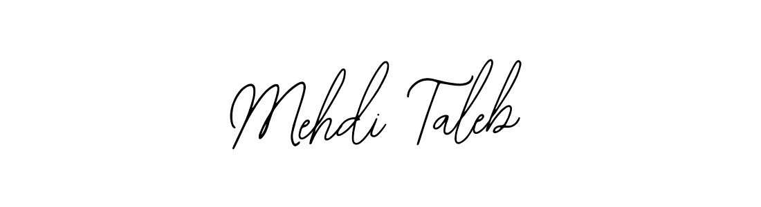 How to make Mehdi Taleb name signature. Use Bearetta-2O07w style for creating short signs online. This is the latest handwritten sign. Mehdi Taleb signature style 12 images and pictures png