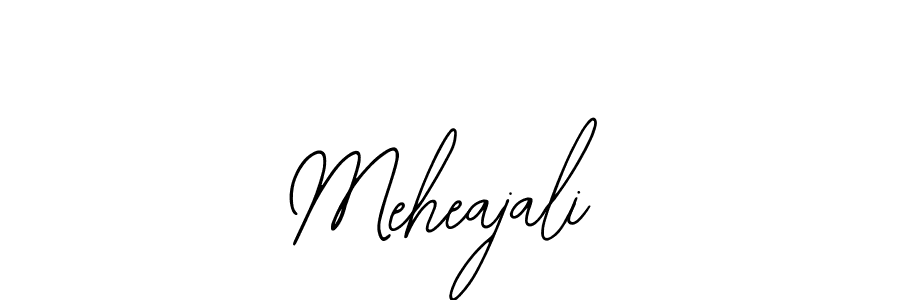 Bearetta-2O07w is a professional signature style that is perfect for those who want to add a touch of class to their signature. It is also a great choice for those who want to make their signature more unique. Get Meheajali name to fancy signature for free. Meheajali signature style 12 images and pictures png