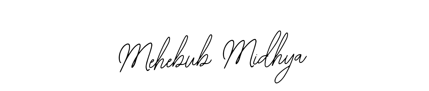 Once you've used our free online signature maker to create your best signature Bearetta-2O07w style, it's time to enjoy all of the benefits that Mehebub Midhya name signing documents. Mehebub Midhya signature style 12 images and pictures png